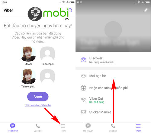 huong dan lien ket facebook voi viber tren android 2