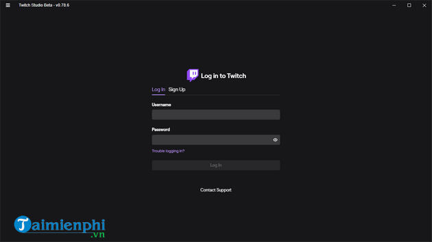 twitch sign up