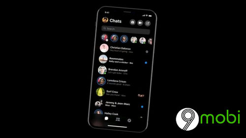 huong dan su dung che do dark mode cua facebook messenger 2