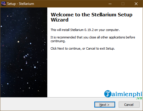 Cách sử dụng phần mềm Stellarium, xem vũ trụ trên máy tính