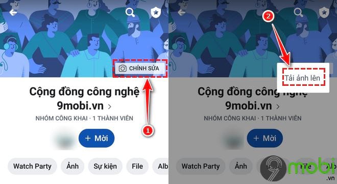 huong dan thay doi anh bia nhom facebook tren dien thoai 2