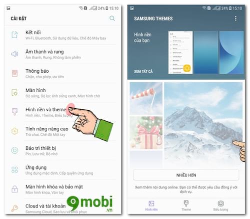 Hướng dẫn thay đổi giao diện trên Samsung J7 Pro