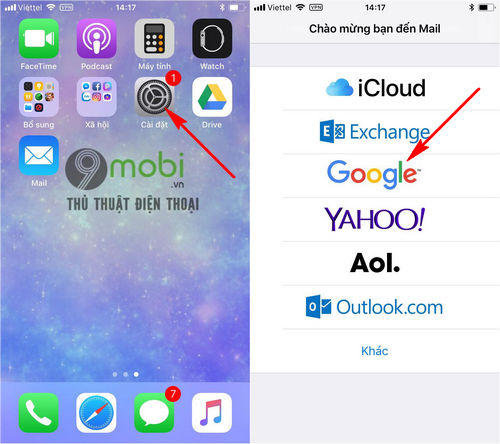huong dan thiet lap tai khoan email tren dien thoai iphone ipad moi 2