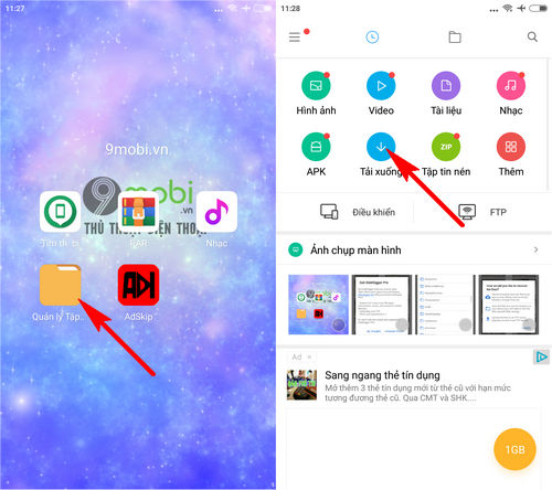 huong dan tim file tai xuong tren dien thoai android 2
