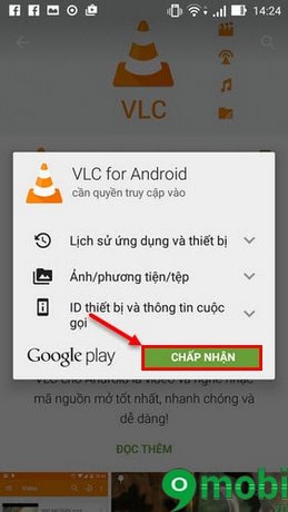 cai dat vlc cho android