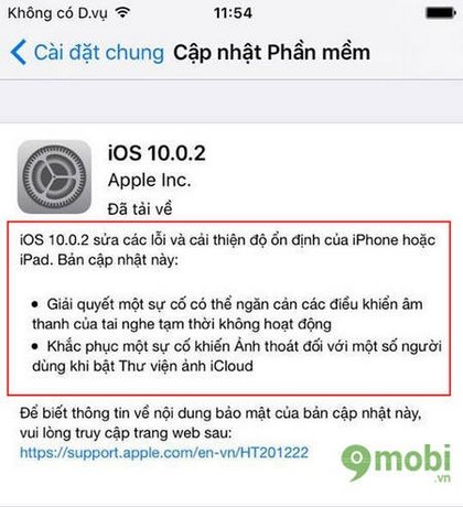 iOS 10.0.2 có gì mới, những tính năng mới trên iOS 10.0.2