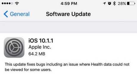 iOS 10.1.1 có gì mới, những tính năng mới trên iOS 10.1.1