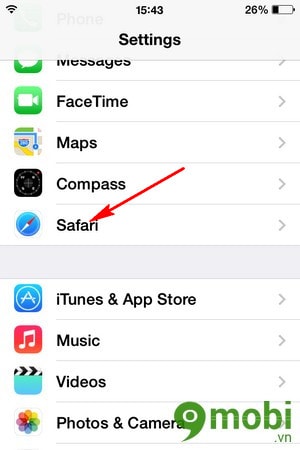 use the Safari favorites feature of iphone 6 plus, 6, ip 5s, 5, 4s, 4 