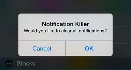 xoá sạch thông báo trên iPhone 6