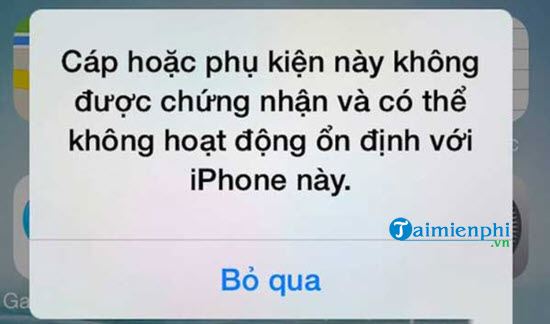 iphone khong ho tro phu kien co an toan sua nhu the nao 2