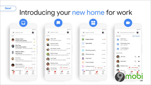 google bat dau trien khai gmail voi tab meet chat va rooms cho khach hang g suite 2