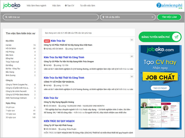 Job Search Engine va JOBOKO