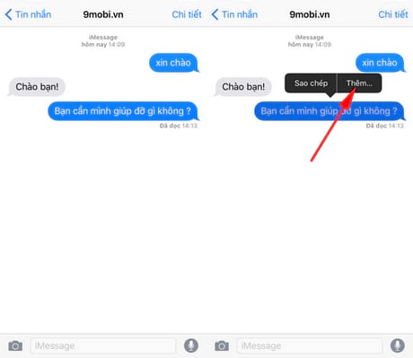 xoá tin nhắn trên iOS 8 xao tin nhan tren iphone