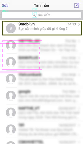 xoá tin nhắn trên iOS 8 xao tin nhan tren iphone