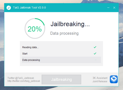 sua loi 20% khi jailbreak iOS 8.3