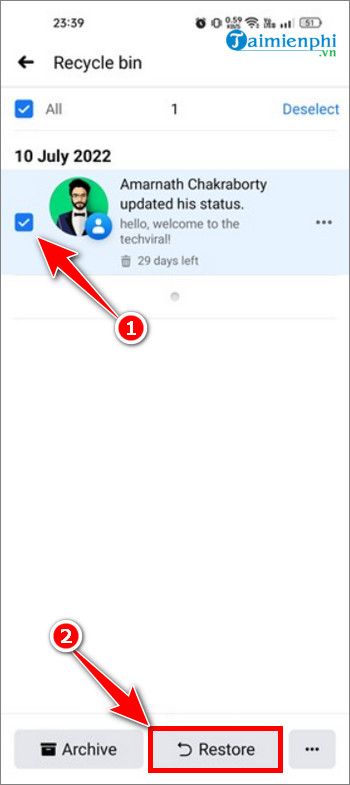 Khôi phục bài đăng đã xóa trên Facebook Fanpage dễ dàng trên điện thoại, máy tính 25 cach khoi phuc bai viet da xoa tren page