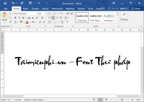 Cách cài Font thư pháp trên máy tính, laptop, Font chữ đẹp