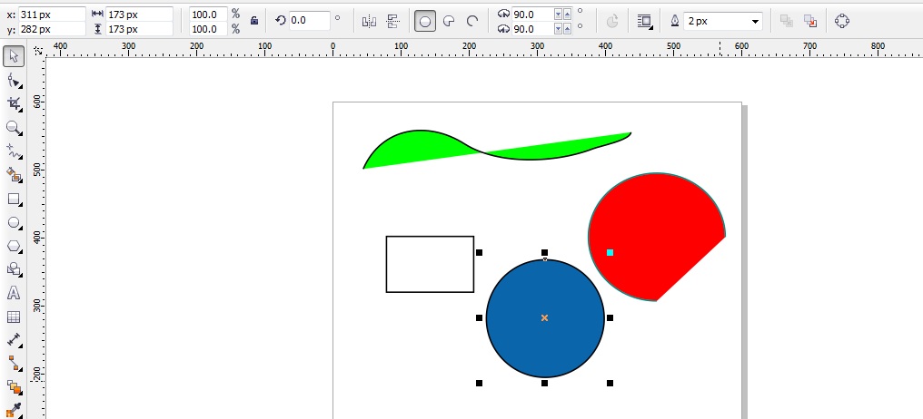 familiar with the pick tool in coreldraw