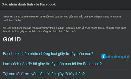 cach lay lai mat khau password facebook bang chung minh nhan dan