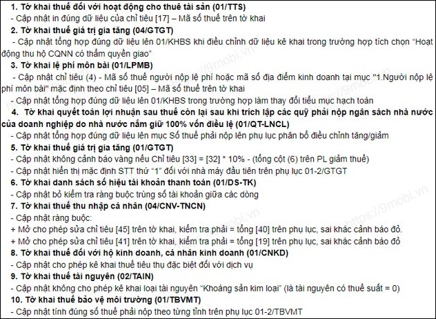 htkk 4 9 1, phan mem ho tro ke khai moi nhat