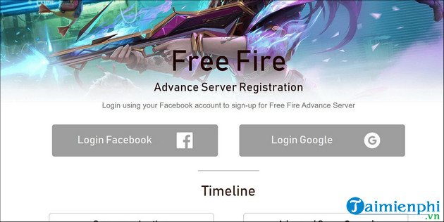 Advance server free fire