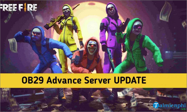 tai Garena Free Fire OB29 Advance Server