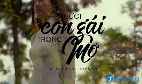 Lời bài hát Người con gái trong mơ, Tạ Quang Thắng