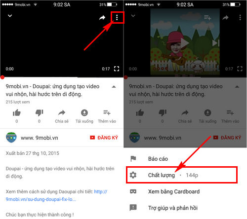 loi xem video Youtube chi nghe tieng