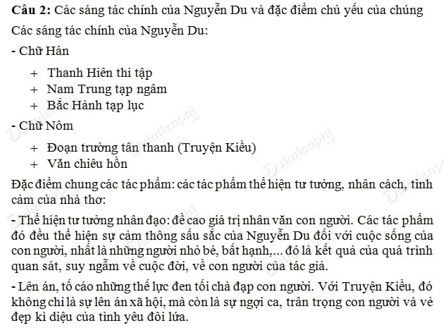 Soạn bài Truyện Kiều: Phần Tác giả Nguyễn Du, Ngữ văn lớp 10
