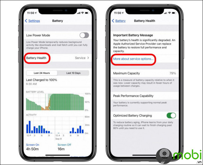 meo keo dai thoi luong pin iphone x tren ios 14