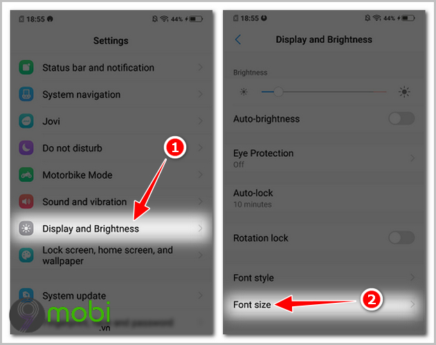 Hướng dẫn Chỉnh cỡ chữ Vivo Chi tiết và dễ hiểu