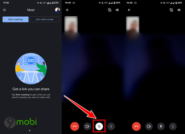 cach sua loi google meet khong nhan micro tren android iphone
