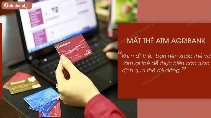 Mat the ATM AgriBank lam lai o dau