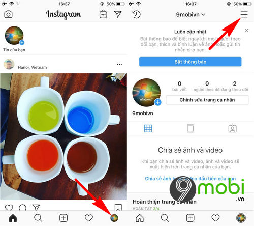 meo lien ket instagram voi facebook 2