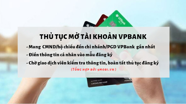 Mở tài khoản VPBank đơn giản, nhanh chóng