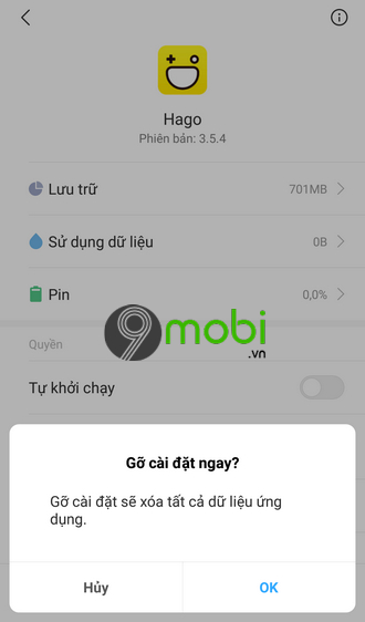 loi khong du dung luong tren dien thoai android