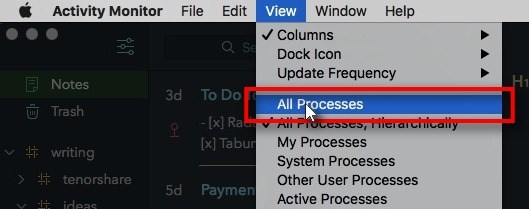 Ngăn các process chạy trên nền background để tăng tốc Mac
