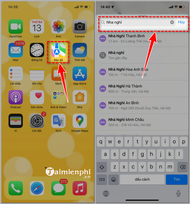 Cách tìm nhà nghỉ gần đây, khách sạn giá rẻ nhất