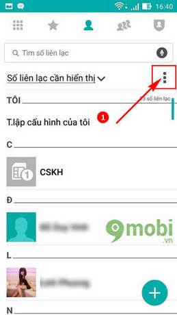 Nhap danh ba tu Sim Zenfone 3