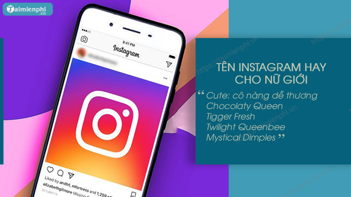 Mười Instagram tốt cho mười Trang