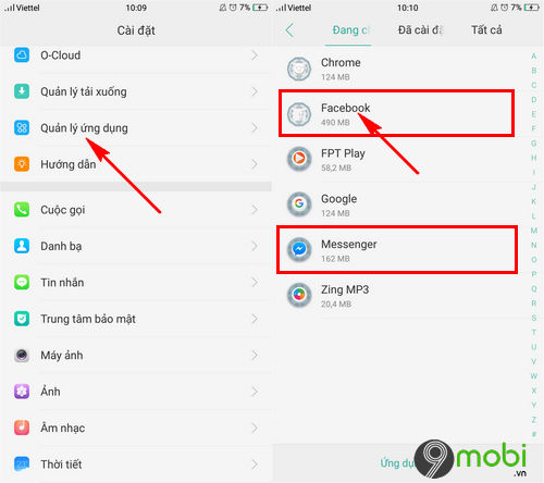 oppo khong vao duoc facebook messenger 2