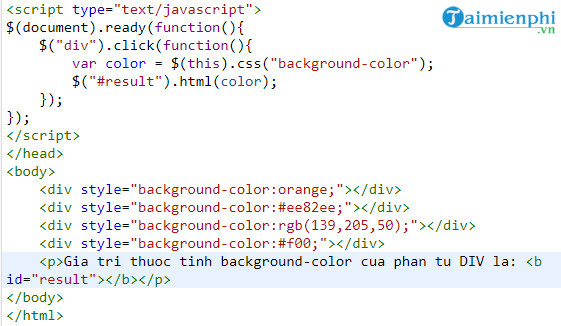 Cách sử dụng jQuery để get background color jquery nhận màu nền cho website  của bạn