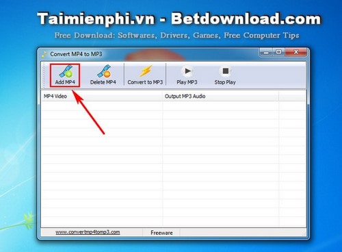 Cách chuyển MP4 sang MP3 bằng Convert MP4 to MP3 trên PC