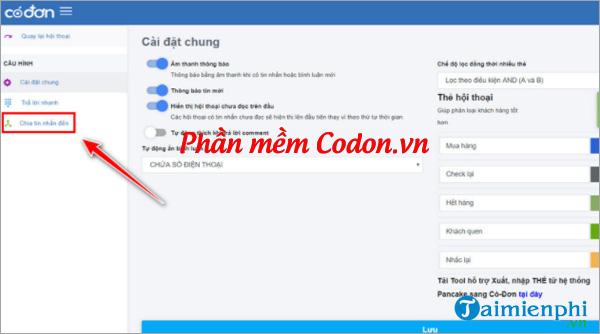 Codon.vn - phan mem quan ly ban hang fanpage facebook