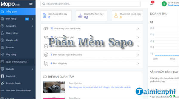 phan mem quan ly shop quan ao Sapo