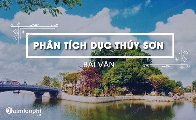 phan tich Bai tho Duc Thuy son
