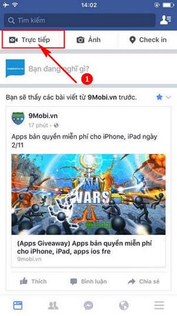 cach phat video truc tiep tren iPhone