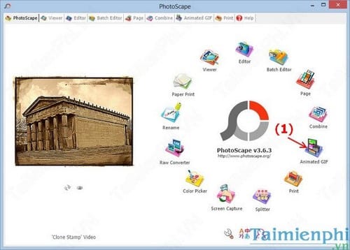 Tạo ảnh động bằng PhotoScape, làm ảnh Gif trên PhotoScape