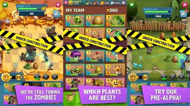 plants vs zombies 3 for Android 2 players