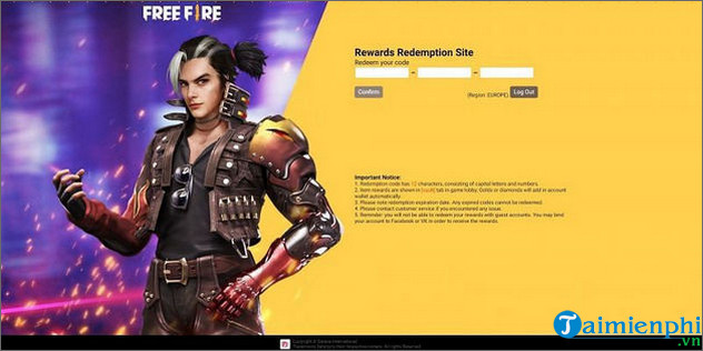 redeem code for free fire 10/22/2021 at cataclysm